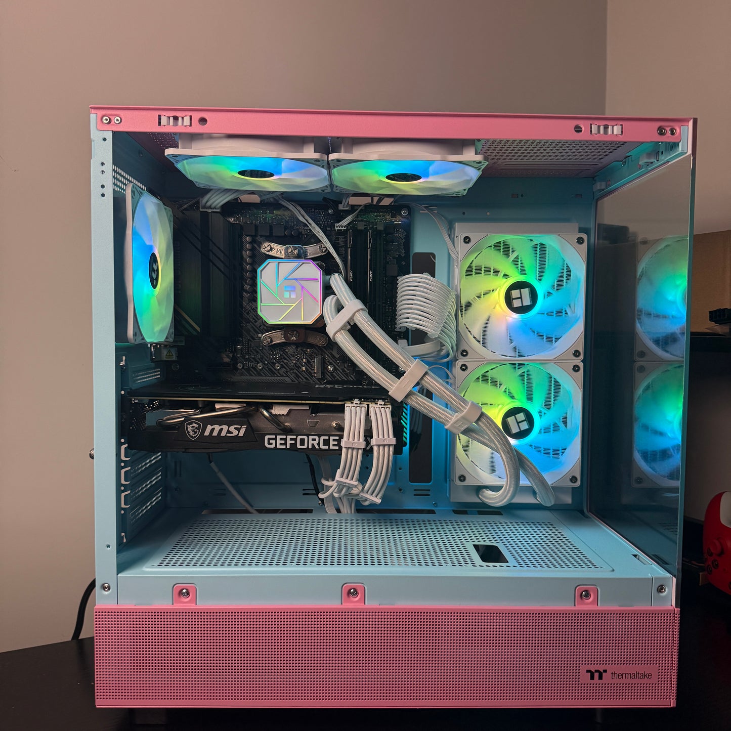 White RTX 3070 Gaming PC Prebuilt 1080p / 1440p