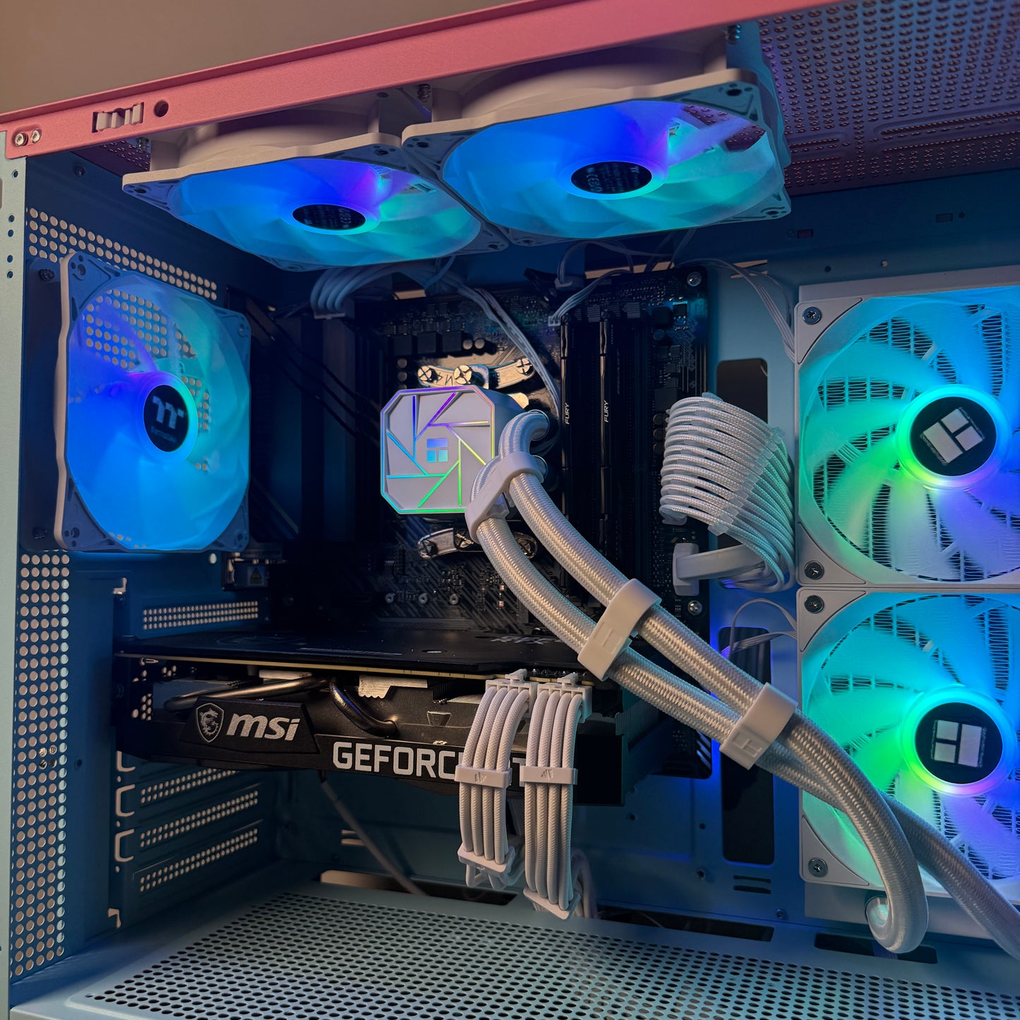 Pink RTX 3060 Ti Gaming PC – Prebuilt 1080p/1440p Gaming Computer